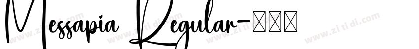 Messapia Regular字体转换